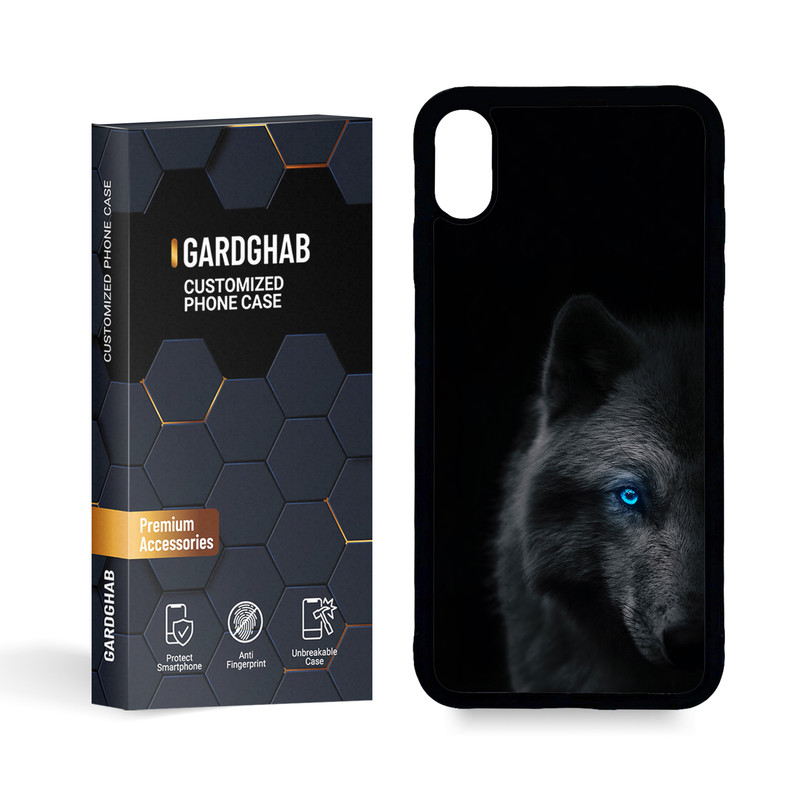 کاور گارد قاب مدل پشت گلس پسرانه مناسب برای گوشی موبایل اپل iPhone Xs Max