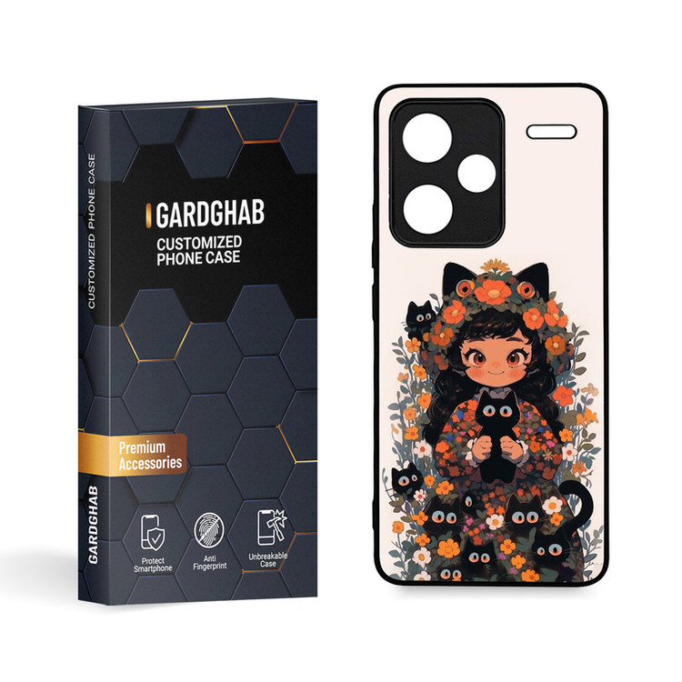کاور گارد قاب مدل دخترانه مناسب برای گوشی موبایل شیائومی Redmi Note 13 Pro Plus 5G