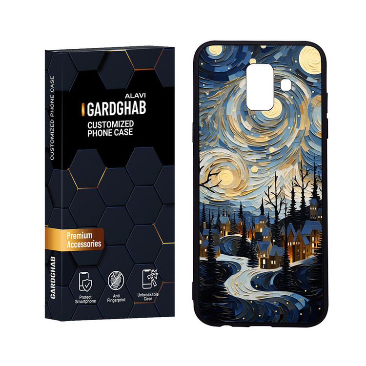 کاور گارد قاب علوی مدل Glass مناسب برای گوشی موبایل سامسونگ Galaxy A6