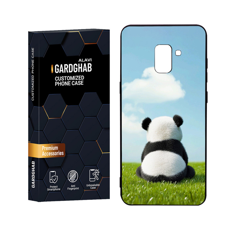 کاور گارد قاب علوی مدل Glass مناسب برای گوشی موبایل سامسونگ Galaxy A8 Plus