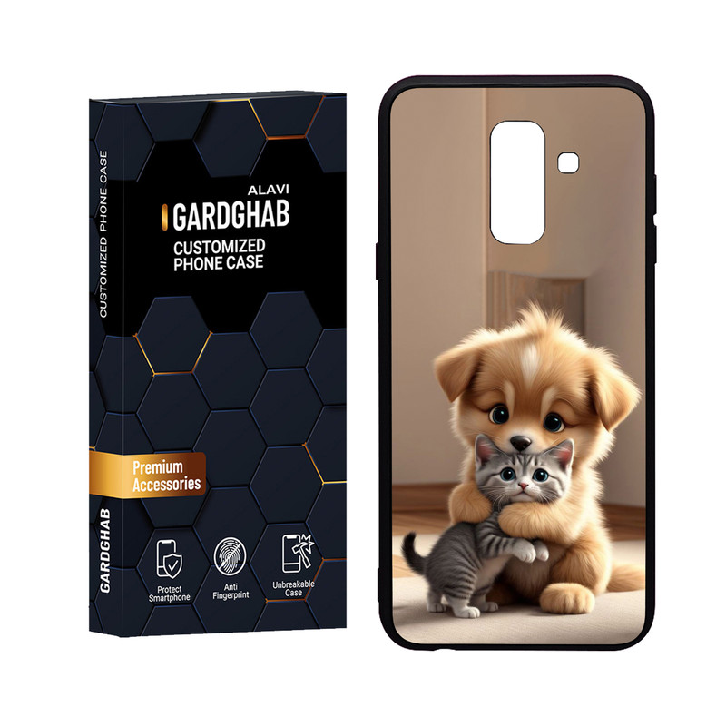 کاور گارد قاب علوی مدل Glass مناسب برای گوشی موبایل سامسونگ Galaxy J8 2018