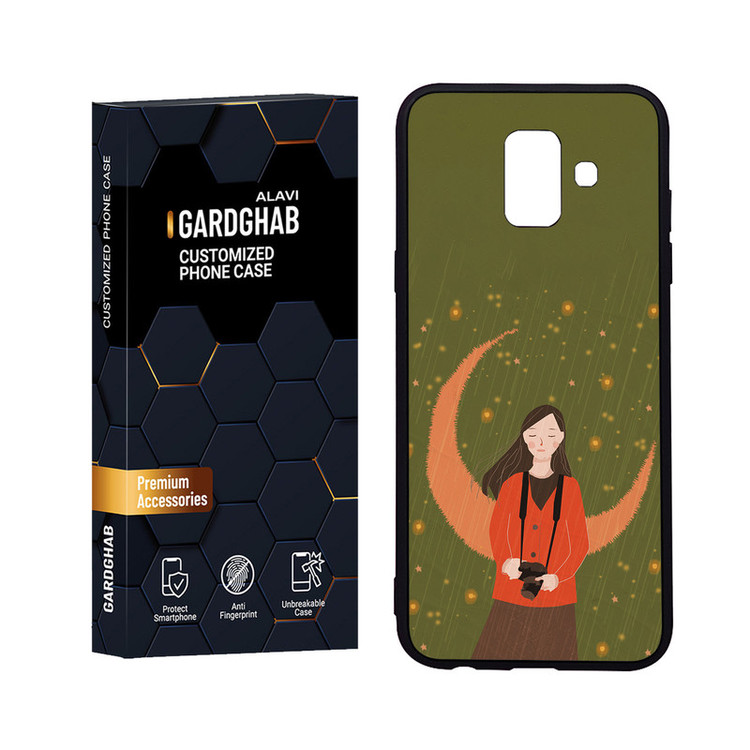 کاور گارد قاب علوی مدل Glass مناسب برای گوشی موبایل سامسونگ Galaxy A6