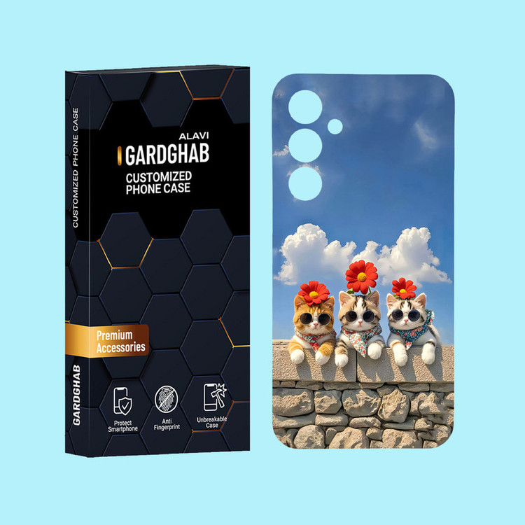 کاور گارد قاب علوی مدل حیوانات مناسب برای گوشی موبایل سامسونگ Galaxy A55