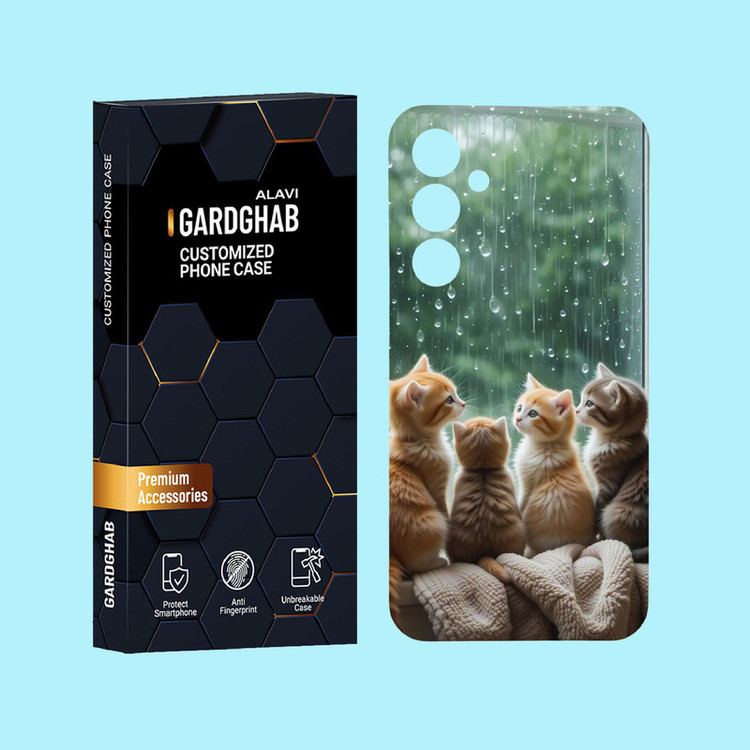 کاور گارد قاب علوی مدل حیوانات مناسب برای گوشی موبایل سامسونگ Galaxy A55