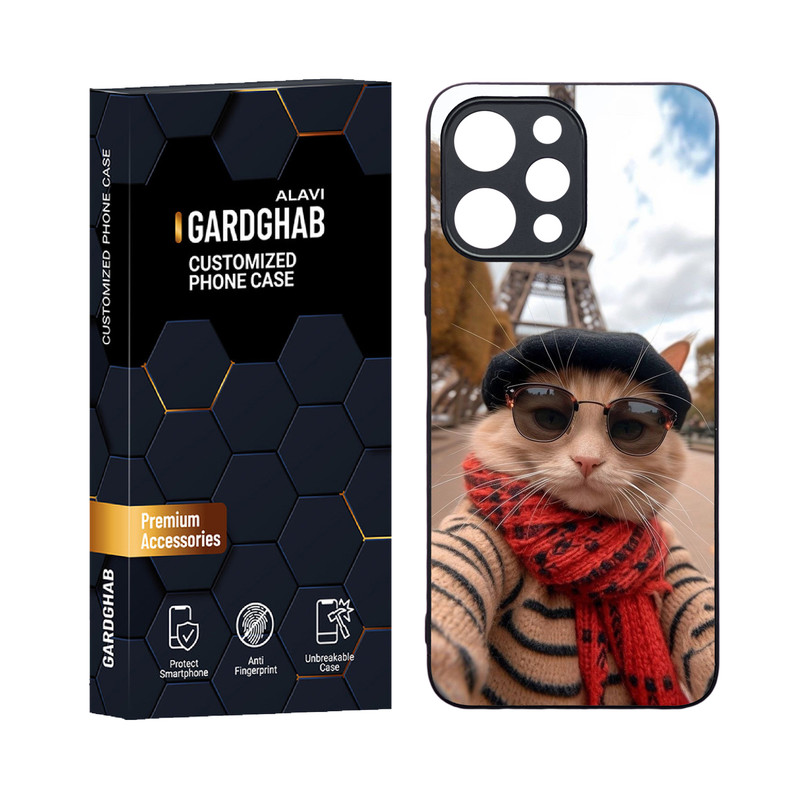 کاور گارد قاب علوی مدل دورژله ای هنری مناسب برای گوشی موبایل شیائومی Poco M6 pro 5G