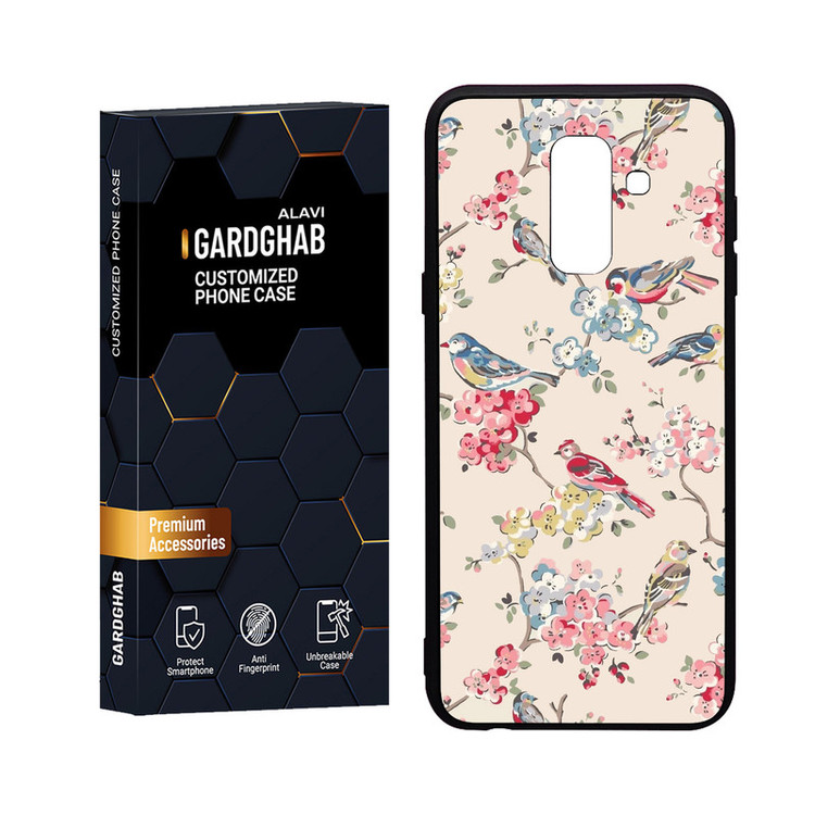 کاور گارد قاب علوی مدل Glass مناسب برای گوشی موبایل سامسونگ Galaxy A6 Plus