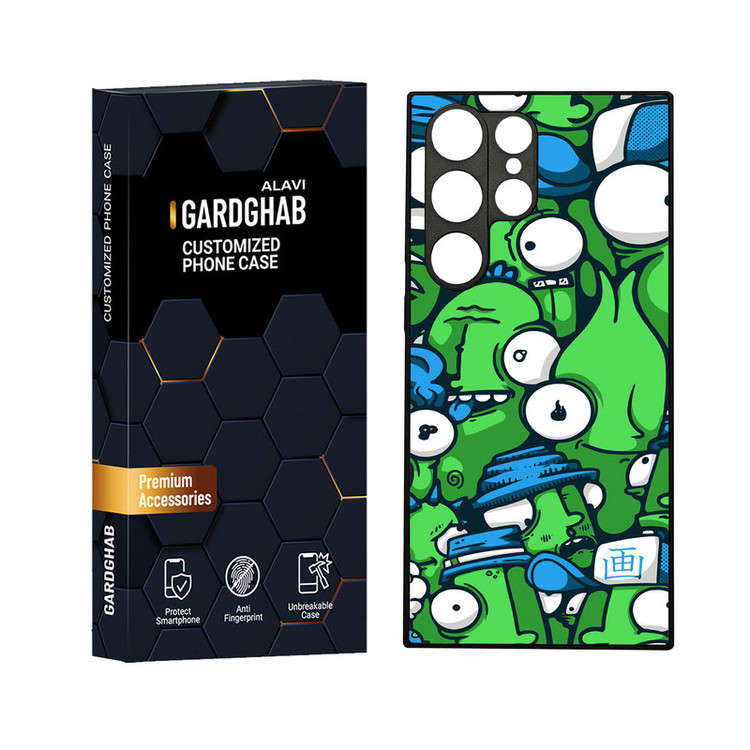 کاور گارد قاب علوی مدل دورژله ای مناسب برای گوشی موبایل سامسونگ Galaxy S23 Ultra