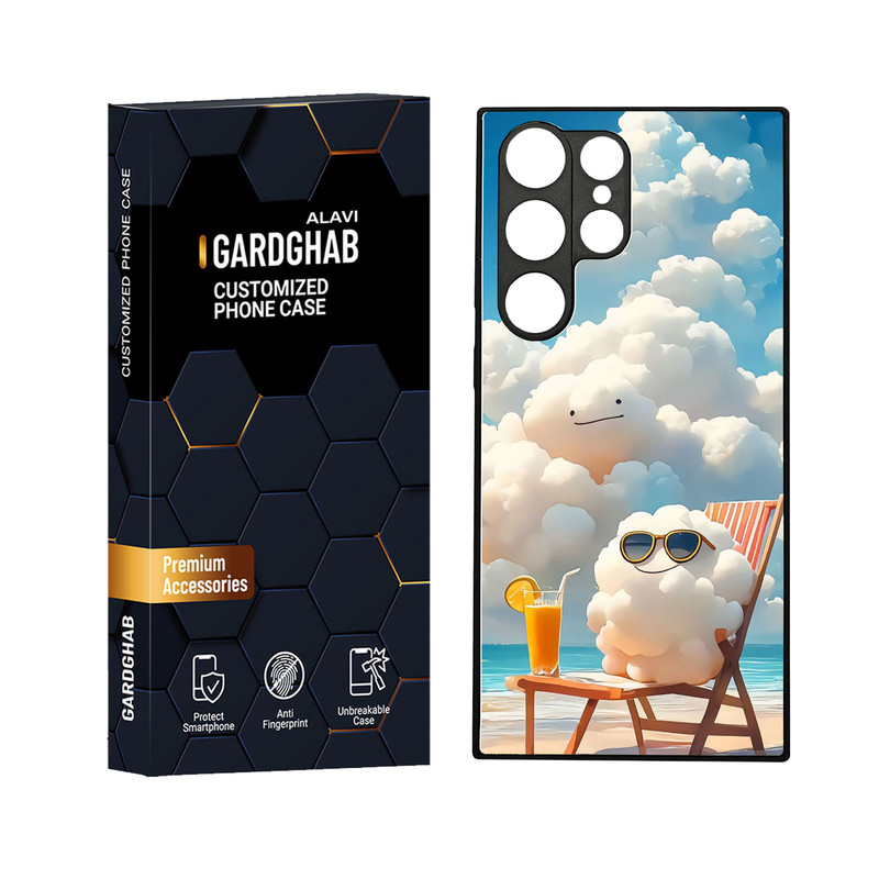 کاور گارد قاب علوی مدل دورژله ای مناسب برای گوشی موبایل سامسونگ Galaxy S23 Ultra