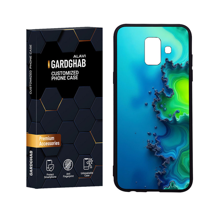 کاور گارد قاب علوی مدل Glass مناسب برای گوشی موبایل سامسونگ Galaxy A6
