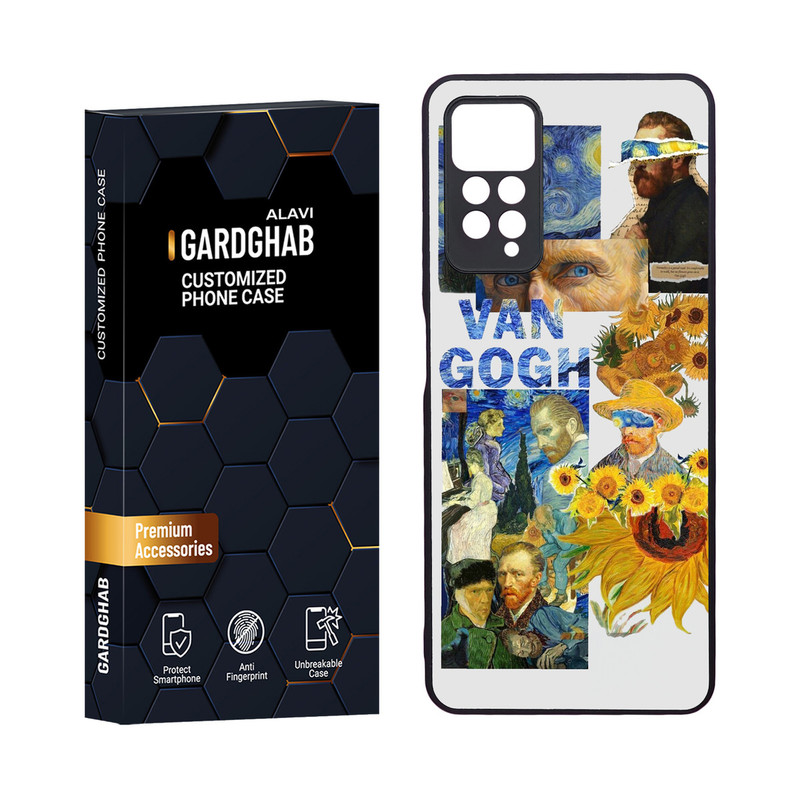 کاور گارد قاب مدل دور ژله ای هنری مناسب برای گوشی موبایل شیائومی Redmi Note 12 Pro 4G