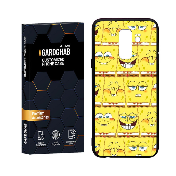 کاور گارد قاب علوی مدل Glass مناسب برای گوشی موبایل سامسونگ Galaxy A6 Plus