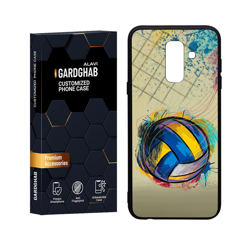 کاور گارد قاب علوی مدل Glass مناسب برای گوشی موبایل سامسونگ Galaxy A6 Plus