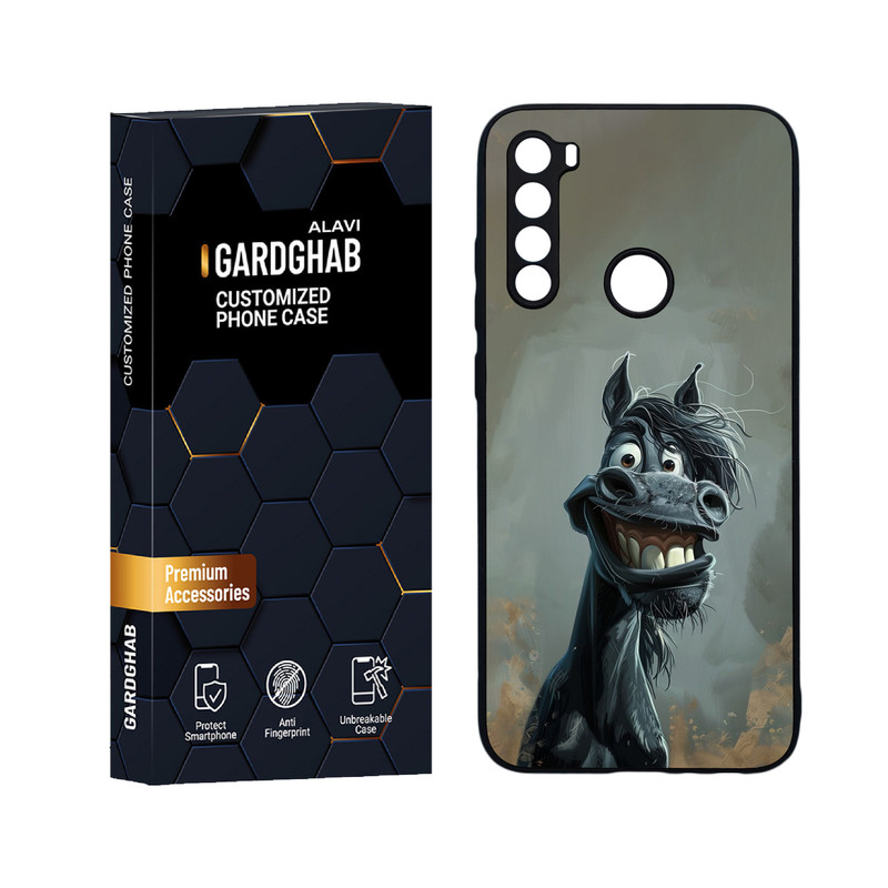 کاور گارد قاب علوی مدل دورژله ای کارتنی و انیمه مناسب برای گوشی موبایل شیائومی Redmi Note 8