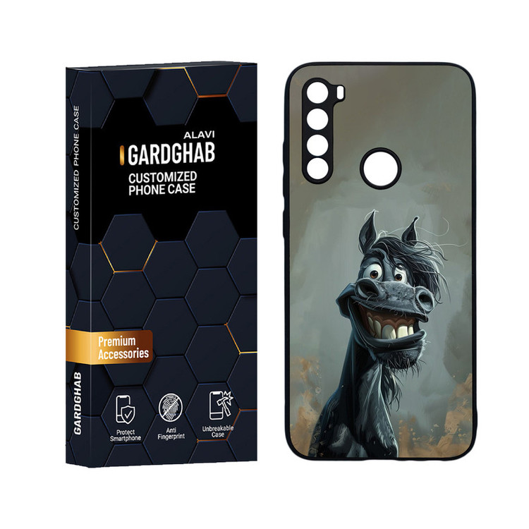 کاور گارد قاب علوی مدل دورژله ای کارتنی و انیمه مناسب برای گوشی موبایل شیائومی Redmi Note 8