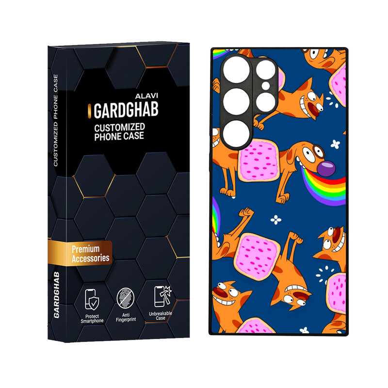 کاور گارد قاب علوی مدل دورژله ای مناسب برای گوشی موبایل سامسونگ Galaxy S23 Ultra