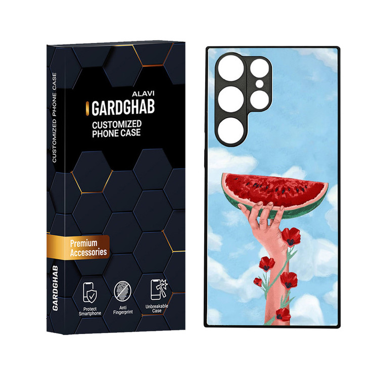 کاور گارد قاب علوی مدل دورژله ای مناسب برای گوشی موبایل سامسونگ Galaxy S23 Ultra
