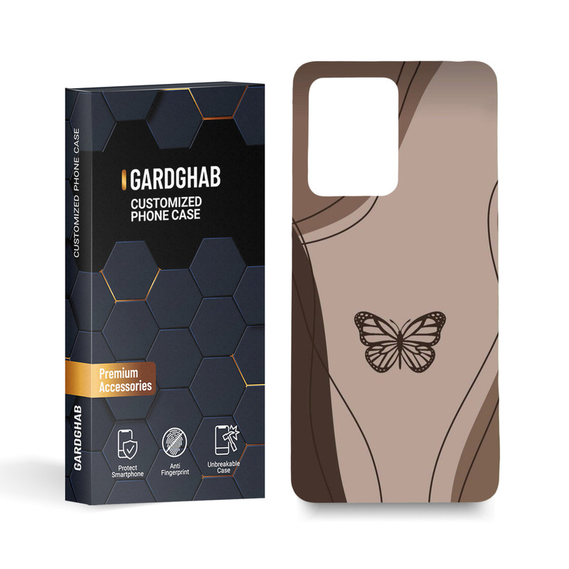 کاور گارد قاب مدل پروانه   مناسب برای گوشی موبایل شیائومی redmi note 12pro 5g