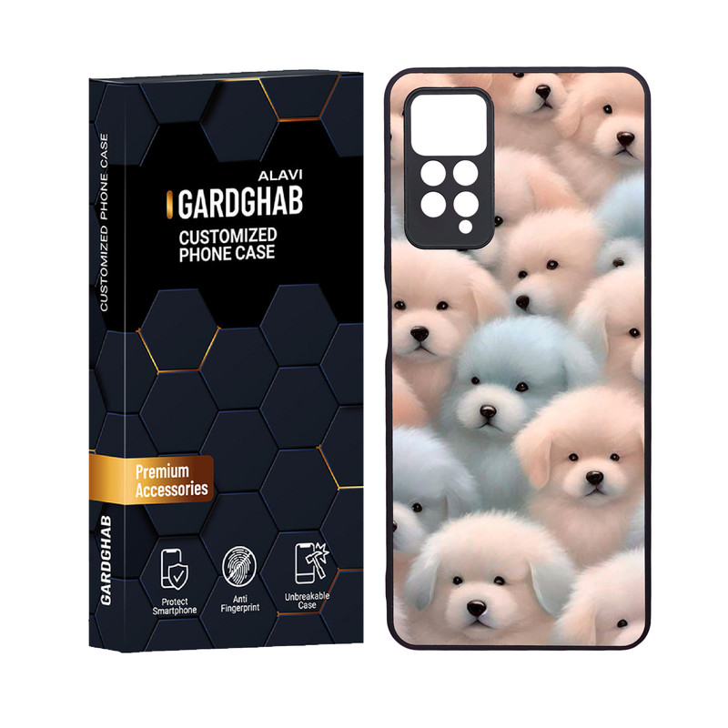 کاور گارد قاب علوی مدل دورژله ای فانتزی مناسب برای گوشی موبایل شیائومی Redmi Note 12 Pro 4G