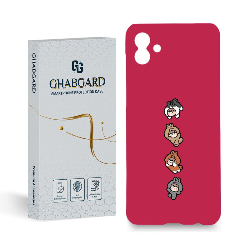 کاور قاب گارد مدل دخترانه مناسب برای گوشی موبایل سامسونگ galaxy a04