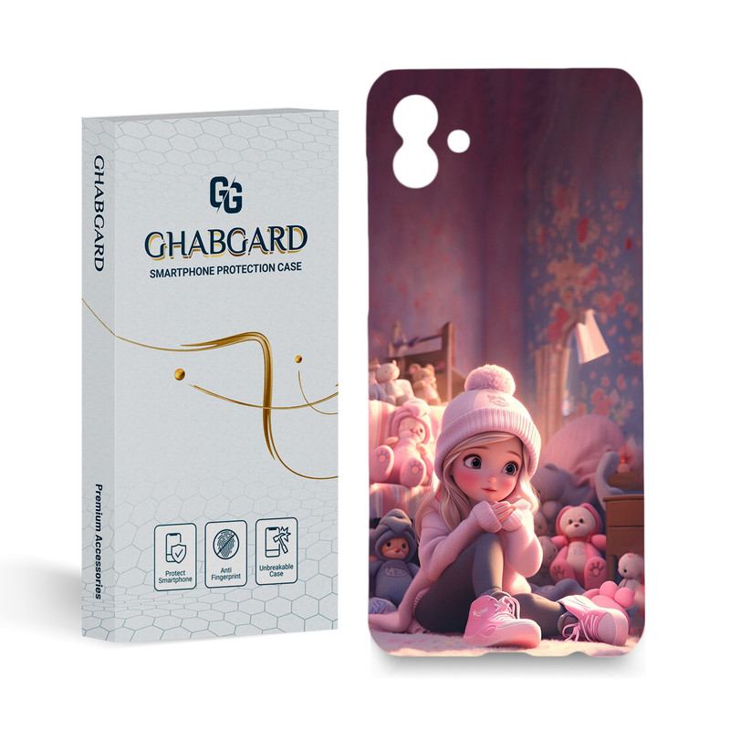 کاور قاب گارد مدل دخترانه مناسب برای گوشی موبایل سامسونگ Galaxy A04 4G
