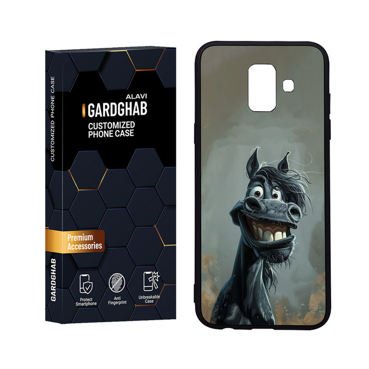 کاور گارد قاب علوی مدل Glass مناسب برای گوشی موبایل سامسونگ Galaxy A6