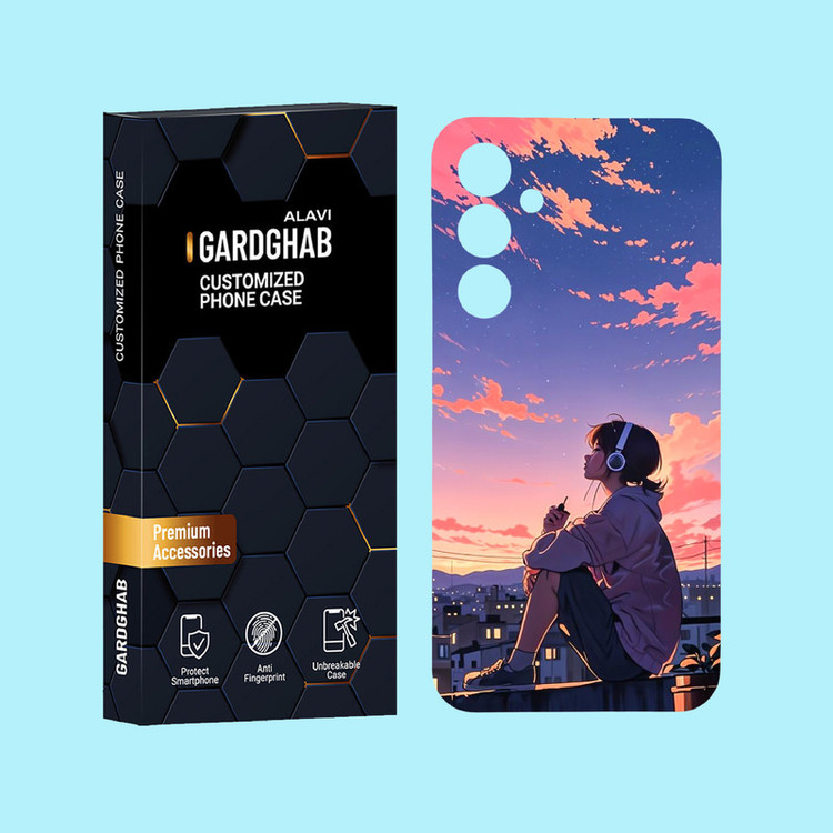 کاور گارد قاب علوی مدل دخترانه مناسب برای گوشی موبایل سامسونگ Galaxy A55