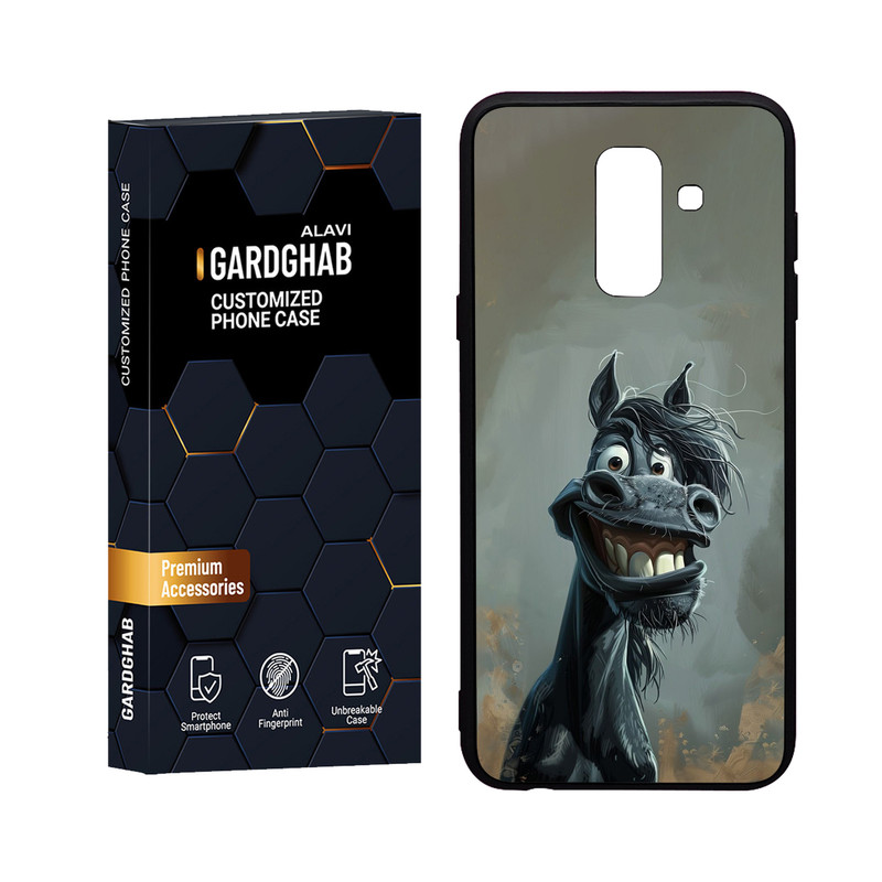 کاور گارد قاب علوی مدل Glass مناسب برای گوشی موبایل سامسونگ Galaxy J8 2018