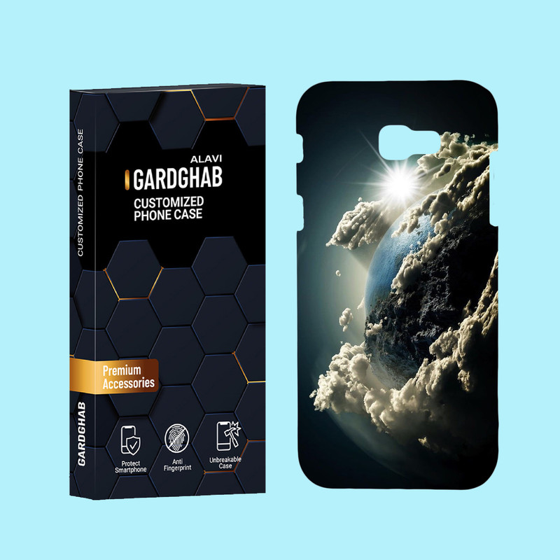 کاور گارد قاب علوی مدل کهکشان مناسب برای گوشی موبایل سامسونگ Galaxy A7 2017 / A720