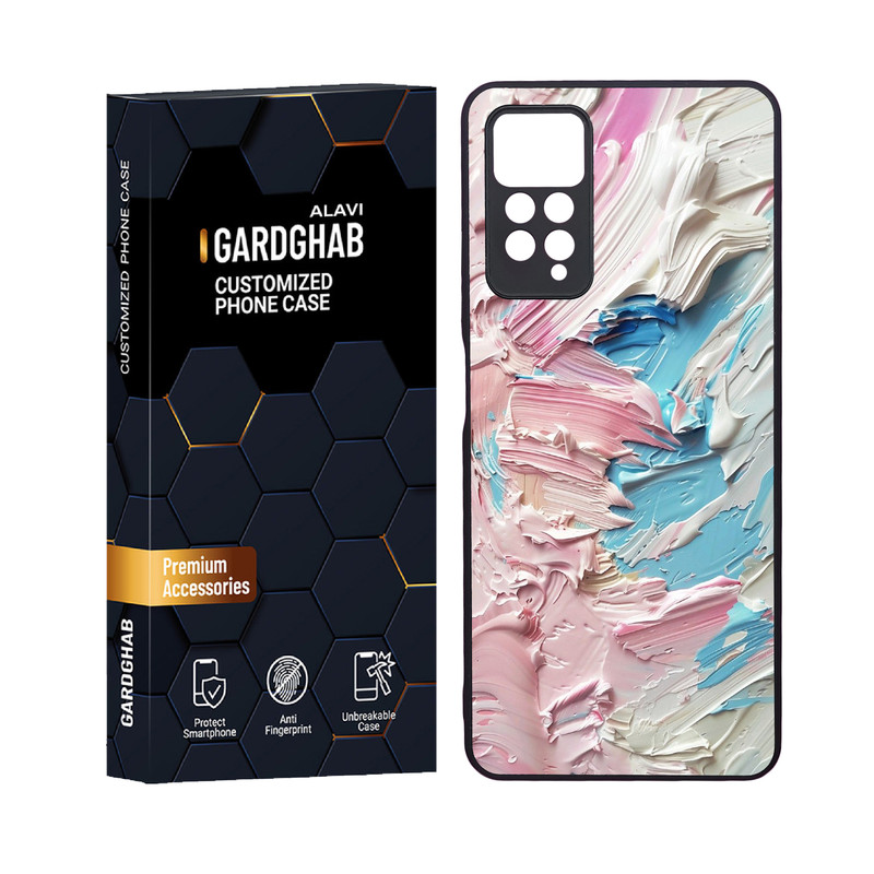 کاور گارد قاب علوی مدل دورژله ای هنری مناسب برای گوشی موبایل شیائومی Redmi Note 12 Pro 4G