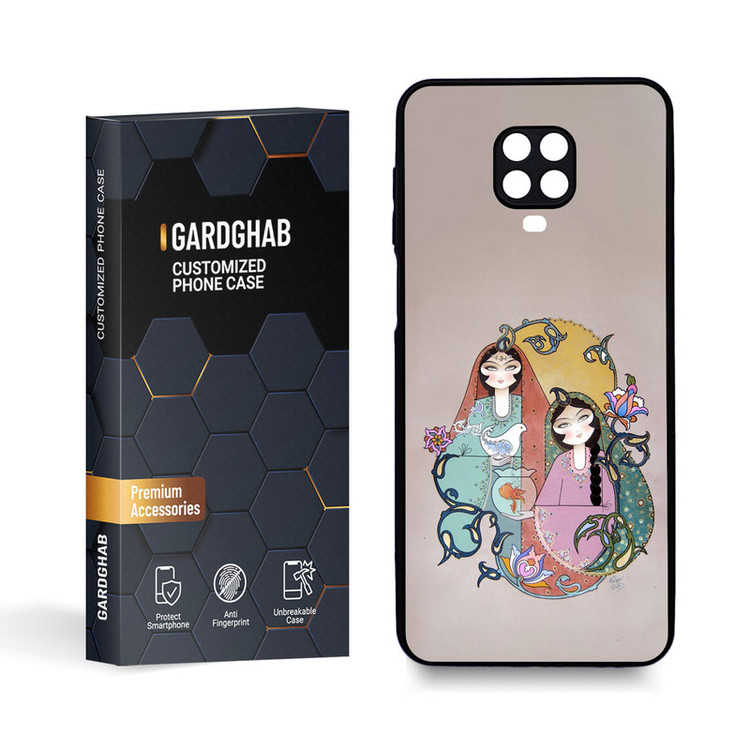 کاور گارد قاب مدل دخترانه مناسب برای گوشی موبایل شیائومی Redmi Note 9s/Note 9 Pro