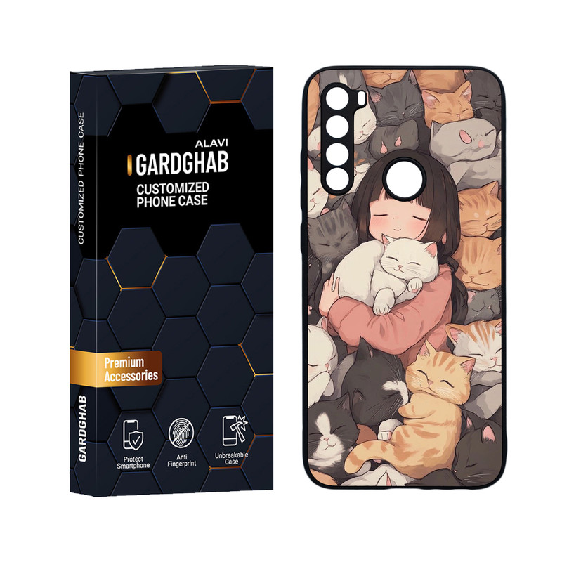 کاور گارد قاب علوی مدل دورژله ای فانتزی مناسب برای گوشی موبایل شیائومی Redmi Note 8