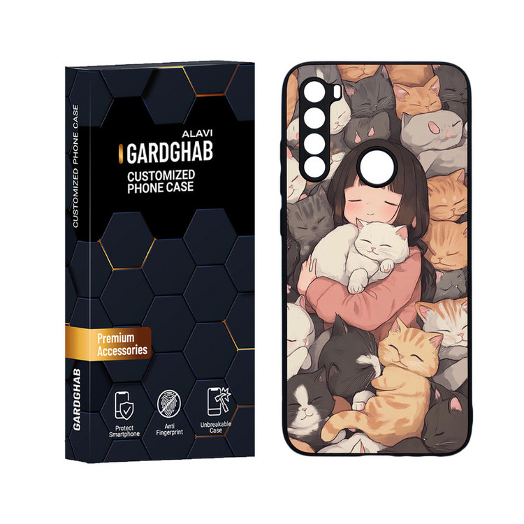 کاور گارد قاب علوی مدل دورژله ای فانتزی مناسب برای گوشی موبایل شیائومی Redmi Note 8