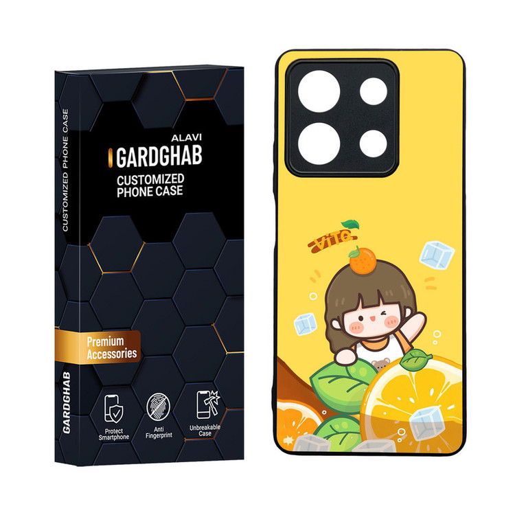 کاور گارد قاب مدل دورژله ای دخترانه مناسب برای گوشی موبایل شیائومی Redmi Note 13 5G