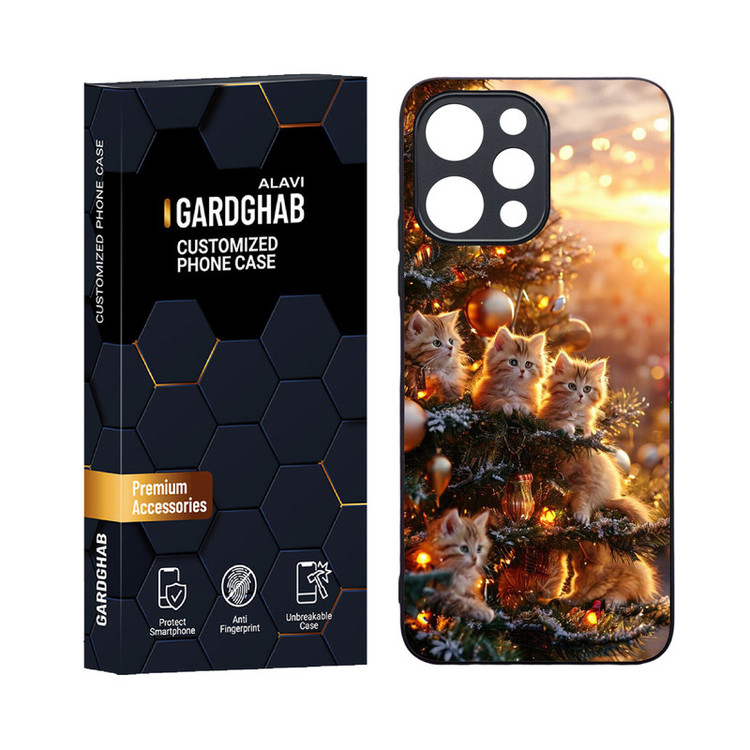 کاور گارد قاب علوی مدل دورژله ای هنری مناسب برای گوشی موبایل شیائومی Redmi 12 4G / 12 5G