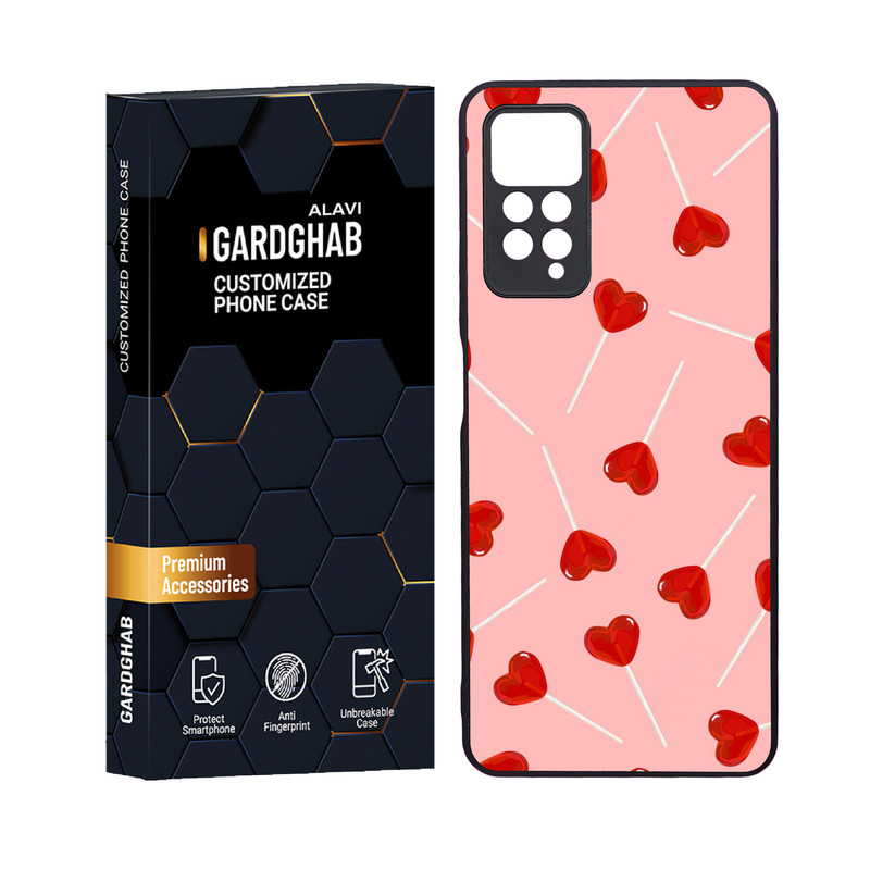 کاور گارد قاب مدل دورژله ای عاشقانه مناسب برای گوشی موبایل شیائومی Redmi Note 12 Pro 4G