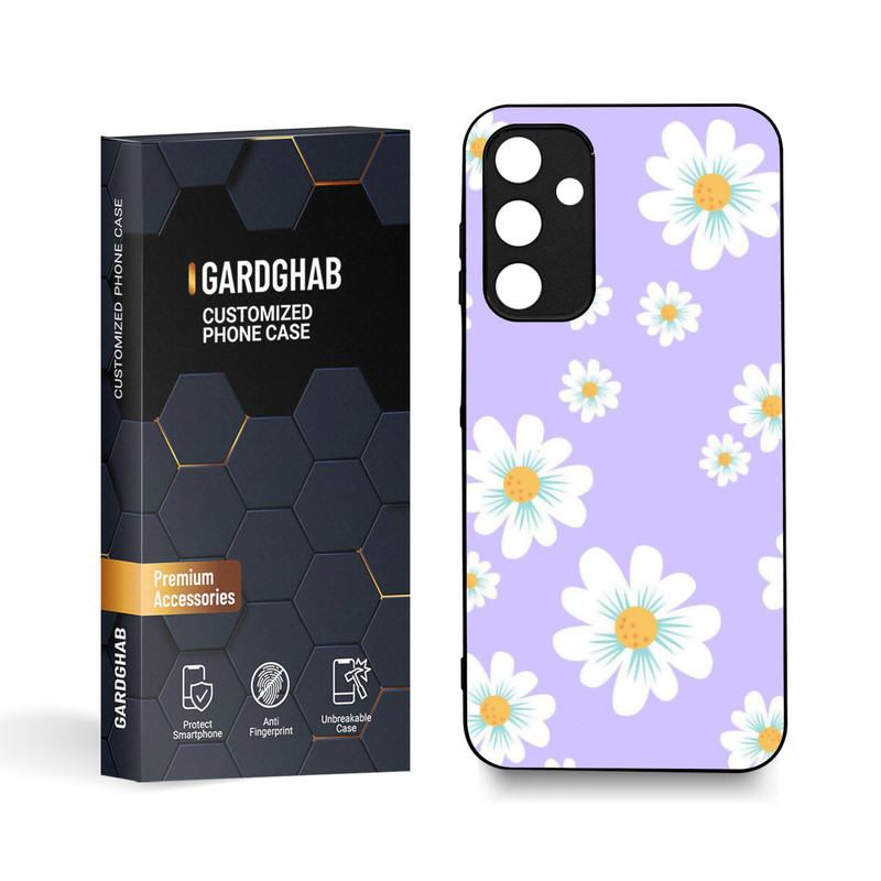 کاور گارد قاب مدل گل مناسب برای گوشی موبایل سامسونگ Galaxy A25 5G