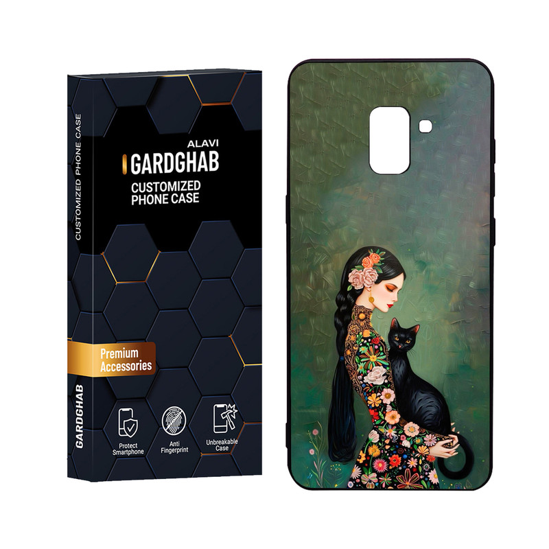 کاور گارد قاب علوی مدل Glass مناسب برای گوشی موبایل سامسونگ Galaxy A8 Plus