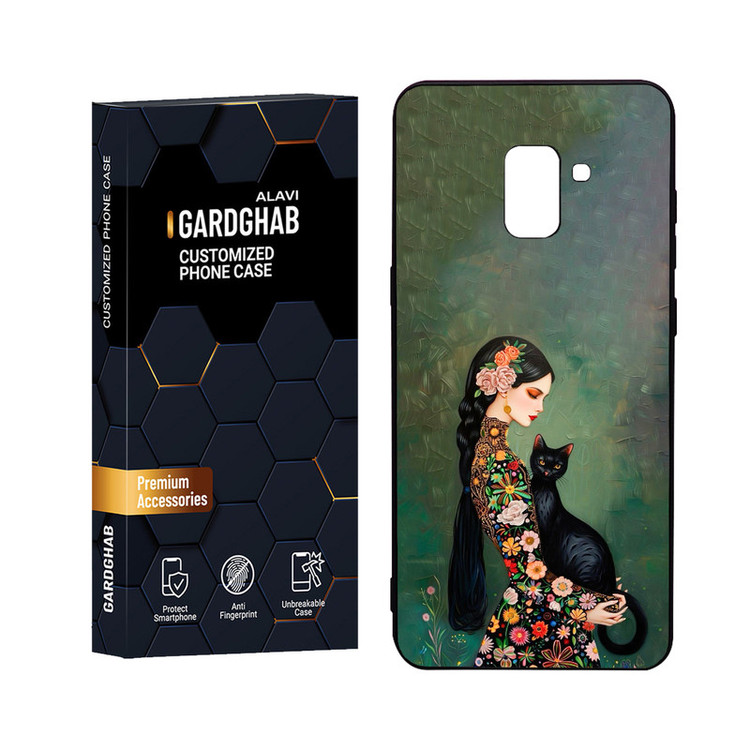 کاور گارد قاب علوی مدل Glass مناسب برای گوشی موبایل سامسونگ Galaxy A8 Plus