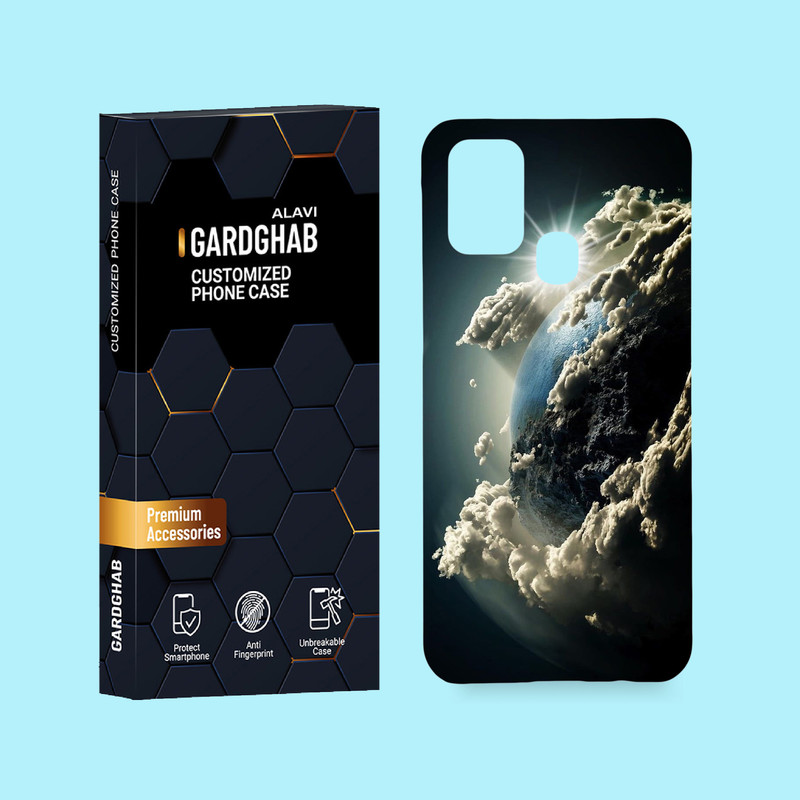 کاور گارد قاب علوی مدل کهکشان مناسب برای گوشی موبایل سامسونگ Galaxy M31
