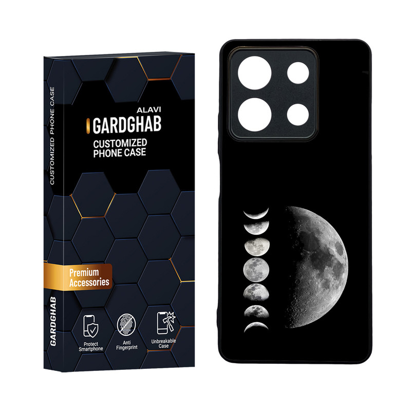کاور گارد قاب مدل دورژله ای کهکشان مناسب برای گوشی موبایل شیائومی Redmi Note 13 5G