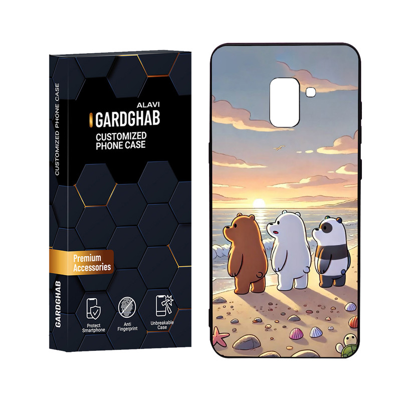 کاور گارد قاب علوی مدل Glass مناسب برای گوشی موبایل سامسونگ Galaxy A8 Plus