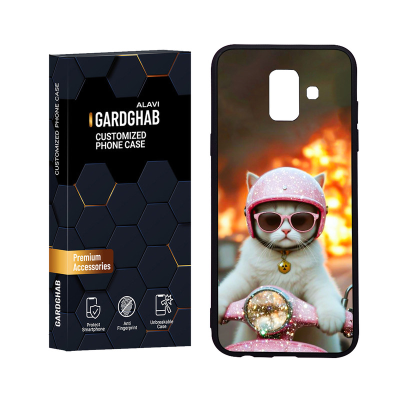 کاور گارد قاب علوی مدل Glass مناسب برای گوشی موبایل سامسونگ Galaxy A6