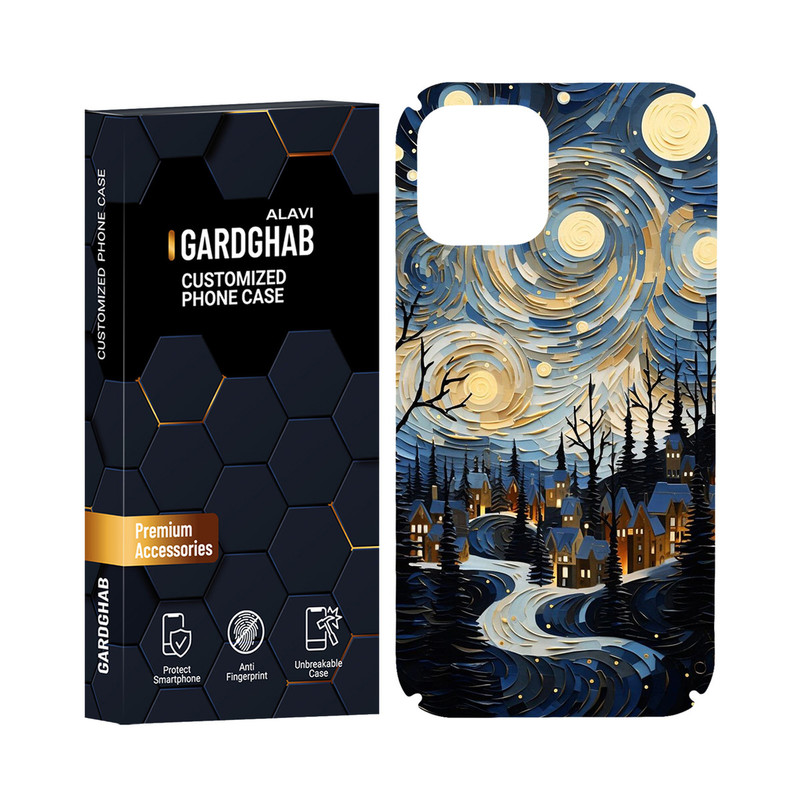 کاور گارد قاب مدل هنری مناسب برای گوشی موبایل اپل iPhone 12 pro