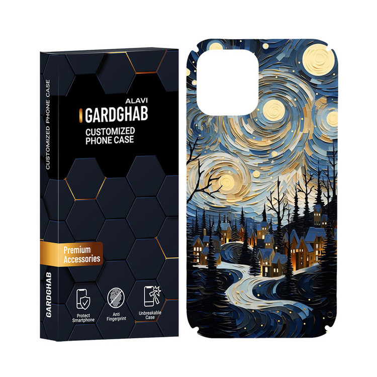 کاور گارد قاب مدل هنری مناسب برای گوشی موبایل اپل iPhone 12 pro