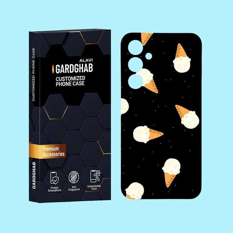 کاور گارد قاب علوی مدل پترن فانتزی مناسب برای گوشی موبایل سامسونگ Galaxy A55