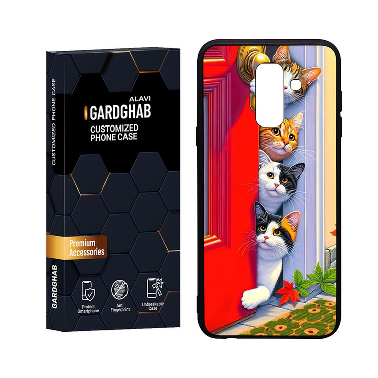 کاور گارد قاب علوی مدل Glass مناسب برای گوشی موبایل سامسونگ Galaxy J8 2018