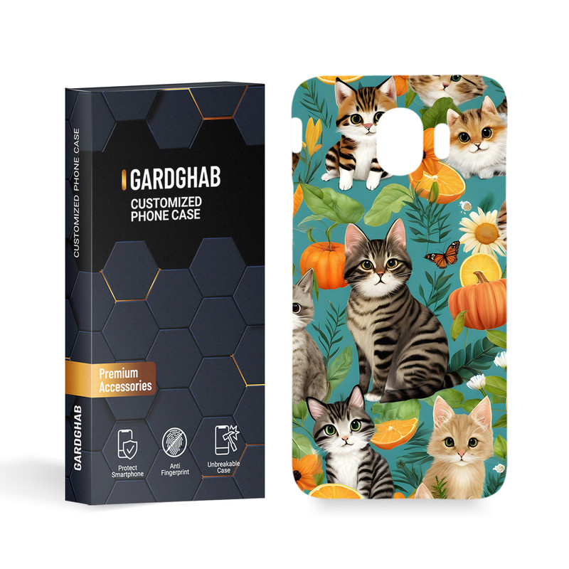 کاور گارد قاب مدل هنری مناسب برای گوشی موبایل سامسونگ Galaxy J4 2018