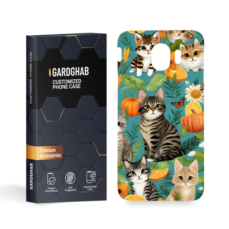 کاور گارد قاب مدل هنری مناسب برای گوشی موبایل سامسونگ Galaxy J4 2018