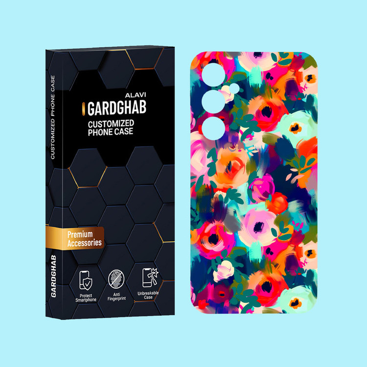 کاور گارد قاب علوی مدل هنری مناسب برای گوشی موبایل سامسونگ Galaxy A55