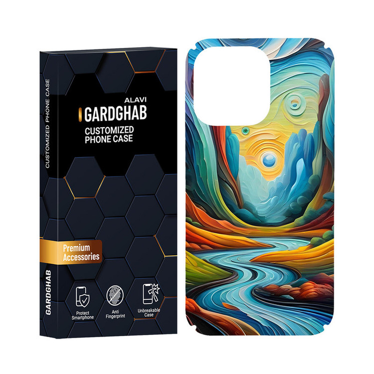 کاور گارد قاب مدل هنری مناسب برای گوشی موبایل اپل iPhone 13 pro